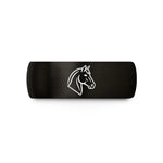 couples tungsten carbide ring – black tungsten warmblood wedding band