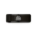 gunmetal tungsten band him – black tungsten tractor field wedding band