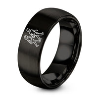 Guy Gifts for Birthday – black tungsten couple holding ring