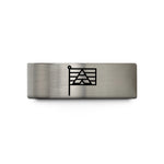 unique presents for guys – silver tungsten straight ally flag wedding band