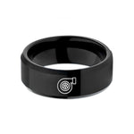unique presents for men – black tungsten turbocharger wedding band