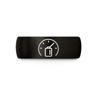 presents for male friends – black tungsten battery voltage gauge wedding band