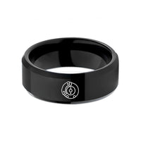 special presents for her – black tungsten brake caliper wedding band