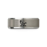 best anniversary presents her – black & gray tungsten canada goose flight wedding band