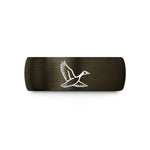 tungsten rings for couples – gunmetal & black tungsten canada goose flight wedding band