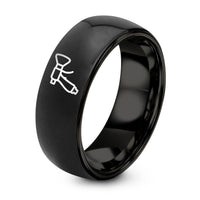 Happy 50th Gift Anniversaries – black tungsten hose nozzle ring