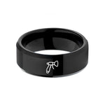 tungsten rings for couples – black tungsten hose nozzle wedding band