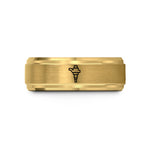 special presents for him – gold tungsten ignition coil wedding band