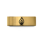 birthday keepsake for friend – gold tungsten shamash candle flame wedding band