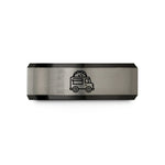 present ideas for friends – black & gray tungsten taco truck wedding band