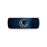 personalized jewelry for her – blue tungsten milky way wedding band