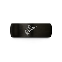 birthday presents for guys – black tungsten blue marlin wedding band
