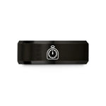 unique presents for him – black tungsten mechanical kitchen timer wedding band