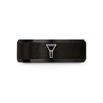 best presents for mothers – black tungsten brass mouthpiece wedding band