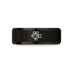 presents for movie lovers – black tungsten cinema camera wedding band