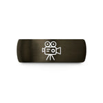 special surprise for mom – gunmetal & black tungsten cinema camera wedding band
