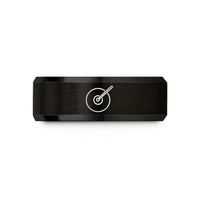 best presents for her – black tungsten splash cymbal drumstick wedding band