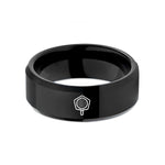 birthday present ideas guys – black tungsten microphone view wedding band