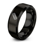 special presents for men – black tungsten traction boards ring