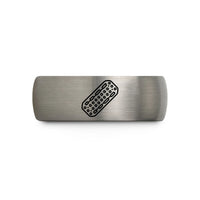 birthday presents for guys – gray tungsten traction boards wedding band