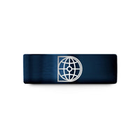 birthday presents for him – blue tungsten polar grid wedding band