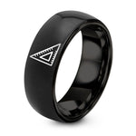 Happy Birthday Gifts for Mom – black tungsten speed square ring