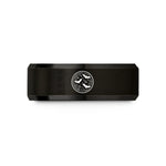 special birthday present ideas – black tungsten moon bats wedding band