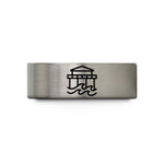 present ideas for husband – blue & gray tungsten coastal pier wedding band