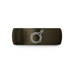 anniversary present for couples – gunmetal & black tungsten cast iron skillet wedding band