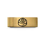 anniversary presents for couples – gold tungsten cinnamon roll wedding band