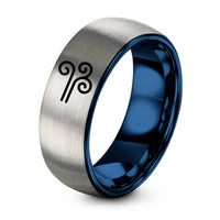 swatch color sample for Wind Swirl ring style 02