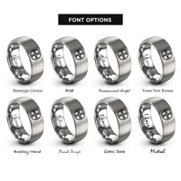 font options for inside engraving on gray hecates wheel rings