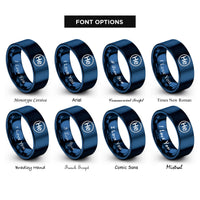 font options for inside engraving on blue helium he rings