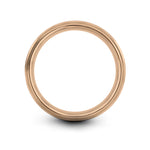 tungsten couple ring set – abyssinian guinea pig engraving on black & rose gold tungsten wedding band