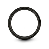 couples matching rings – ant engraving on black tungsten wedding band