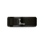 matching tungsten bands set – black tungsten pallet jack wedding band