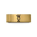 tungsten men wedding band – gold tungsten pia colada wedding band