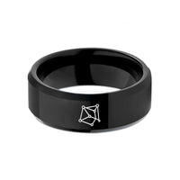 tungsten wedding ring men – black tungsten orion constellation wedding band