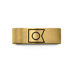 matching his hers rings – gold tungsten intersex flag wedding band
