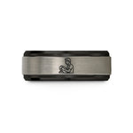 matching tungsten wedding bands – black & gray tungsten detailer polisher wedding band