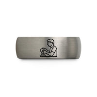 matching tungsten wedding bands – silver tungsten detailer polisher wedding band