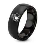 swatch color sample for Empty Tomb Sunrise ring style 01