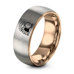 swatch color sample for Empty Tomb Sunrise ring style 04