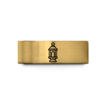 unique wedding band styles – gold tungsten ramadan lantern (fanous) wedding band
