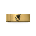 personalized rings for couples – gold tungsten berry cluster wedding band