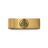 matching rings for couples – gold tungsten planetary gear set wedding band
