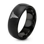 His And Hers Gifts Rings – black tungsten md caduceus ring