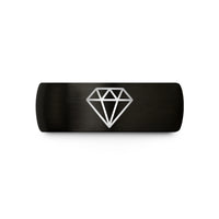 unisex tungsten wedding bands – black tungsten diamond difficult wedding band