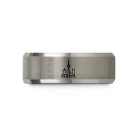 unisex tungsten wedding bands – gray tungsten toronto wedding band