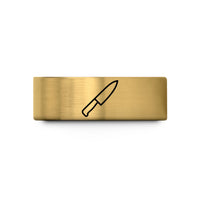 couples tungsten rings set – gold tungsten chef knife wedding band